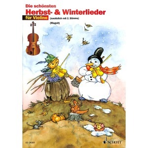 Die schönsten Herbst- und Winterlieder - 1-2 Violinen (ohne CD)