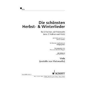 Die schönsten Herbst- und Winterlieder - Viola-Stimme (ohne CD)