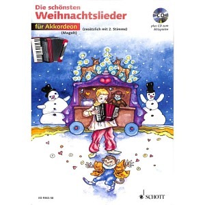 Die schönsten Weihnachtslieder - Akkordeon (inkl. CD)