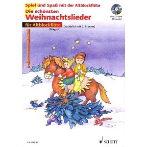 Die schönsten Weihnachtslieder - Altblockflöte (inkl. CD)