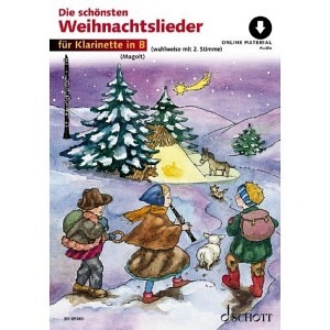 Die schönsten Weihnachtslieder - Klarinette in B (inkl. Online-Audio