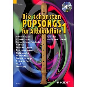 Die schönsten Pop-Hits für Altblockflöte - Band 1 (inkl. CD)