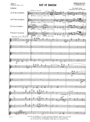 Let it Snow - Saxophonquartett