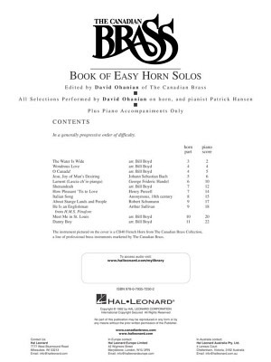 Easy Horn Solos (Canadian Brass Book of…)