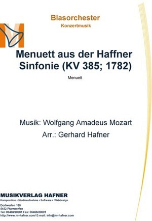 Menuett aus der Haffner Sinfonie (KV 385; 1782)