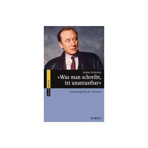 Was man schreibt, ist unantastbar