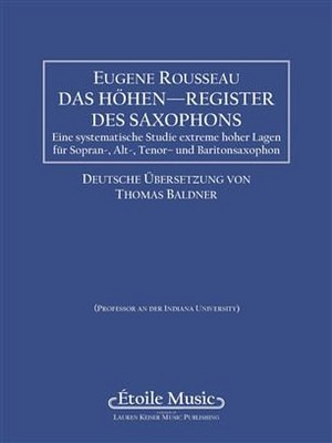 Das Höhenregister des Saxophons - Deutsche Edition