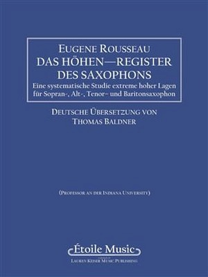 Das Höhenregister des Saxophons - Deutsche Edition