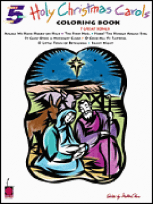Holy Christmas Carols Coloring Book - Klavier