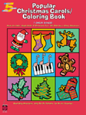 Popular Christmas Carols Coloring Book - Klavier