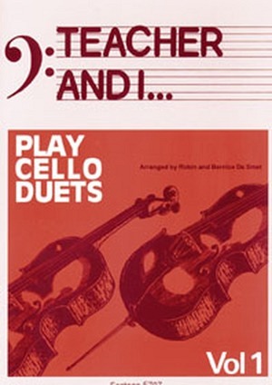 Teacher and I play Cello Duets