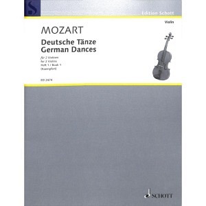Deutsche Tänze für 2 Violinen - Band 1