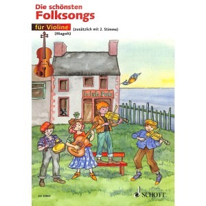 Die schönsten Folksongs - 2 Violinen (ohne CD)