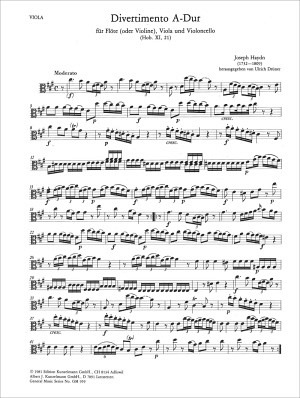 Divertimento in A-Dur