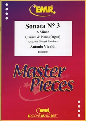 Sonata No. 3 (A Minor) - Klarinette & Klavier (Orgel)