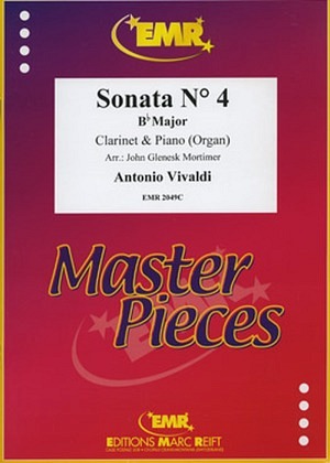 Sonata No. 4 (B Major) - Klarinette & Klavier (Orgel)