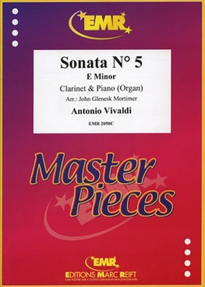 Sonata No. 5 (E Minor) - Klarinette & Klavier (Orgel)