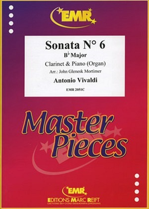 Sonata No. 6 (B Major) - Klarinette & Klavier (Orgel)