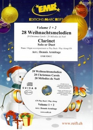 28 Weihnachtsmelodien, Vol. 1 + 2 - Klarinette/CD