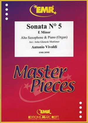 Sonata No. 5 (E Minor) - Altsaxophon & Klavier (Orgel)