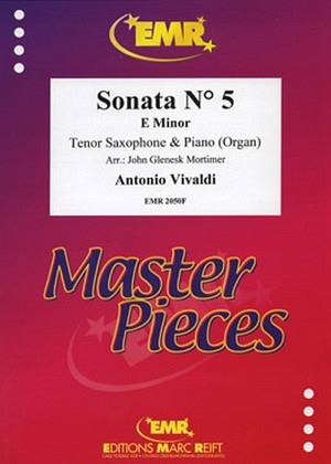 Sonata No. 5 (E Minor) - Tenorsaxophon & Klavier (Orgel)