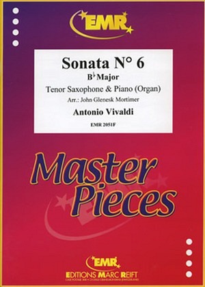 Sonata No. 6 (B Major) - Tenorsaxophon & Klavier (Orgel)