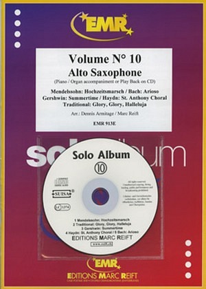 Volume No. 10 - Altsaxophon & Klavier (Orgel)