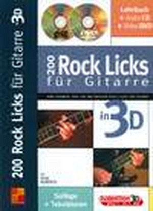 200 Rock Licks für Gitarre in 3D