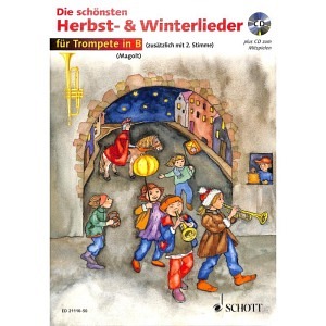 Die schönsten Herbst- & Winterlieder - Trompete in B (inkl. CD)