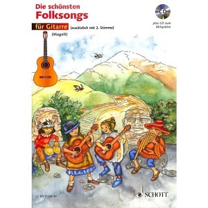 Die schönsten Folksongs - 1-2 Gitarren (inkl. CD)