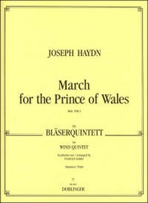 March for the Prince of Wales - Bläserquintett