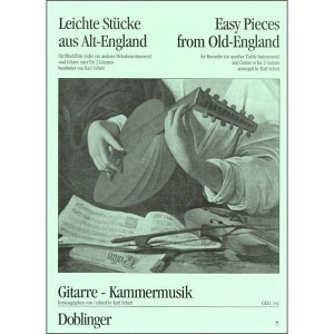 Leichte Stücke aus Alt-England (Altblockflöte & Gitarre)