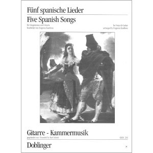 Fünf spanische Lieder (Singstimme & Gitarre)