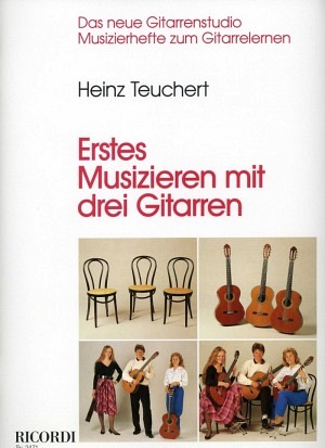 Erstes Musizieren mit 3 Gitarren