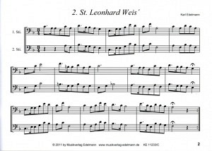 Weisen & Jodler für Bläserduo