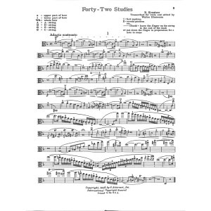 Forty-Two StudiesTranscribed for the Viola