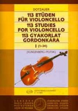 113 Etüden für Violoncello - Band 1