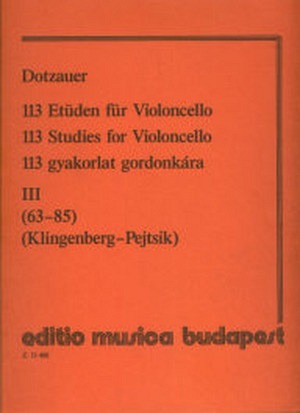 113 Etüden für Violoncello