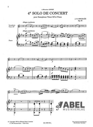 4e et 6e Solos de concert / Fantaisie brillante / Concerto Op.57