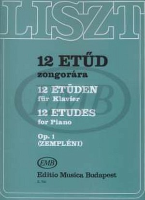 12 Etüden op. 1 (Klavier)