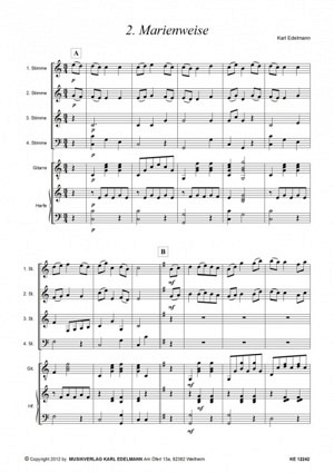 Alpenländische Ensemblemusik zur Weihnachtszeit