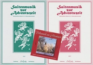 Saitenmusik zur Adventszeit - Komplettangebot (Heft 1 & 2, CD)