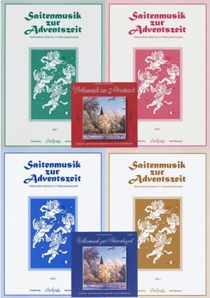 Saitenmusik zur Adventszeit - Komplettangebot (Heft 1,2,3 & 4, CD)