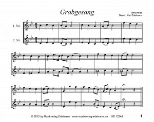 Bläserduos zum Begräbnis