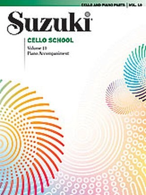 Suzuki Cello School - Cello Part - Volume 10 (includes Piano Acc.)