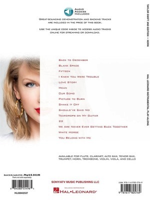 Taylor Swift - Horn in F & Online-Audio