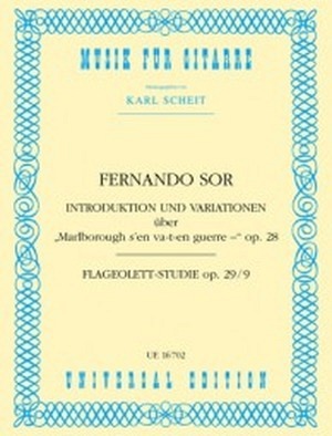 Introduktion und Variationen über "Malborough s'en va-t-en guerre-", op. 28, 29/9