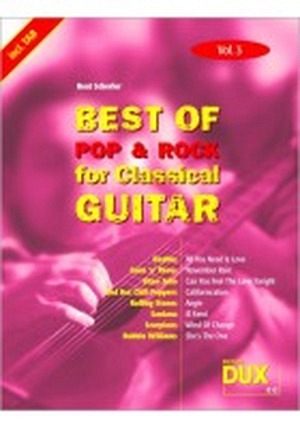 Best of Pop & Rock for Classical Guitar, Vol. 3