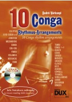 10 Conga Rhythmus-Arrangements (inkl. CD)
