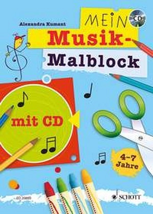 Mein Musik-Malblock (inkl. CD)
